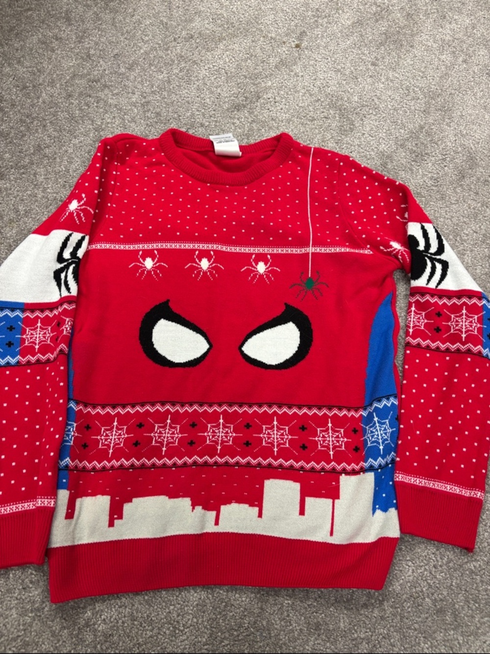 Marvel Red Spider-Man Graphic Crewneck Sweater